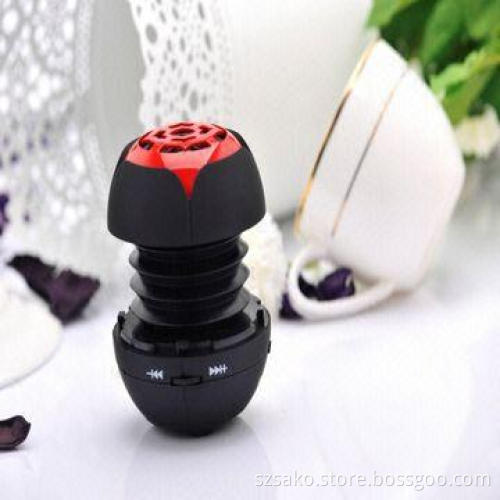 Mini Speaker Supports TF card, Low Cost, Fashionable Look, Blue,Red,Black,Orange,Yellow,Purple Color